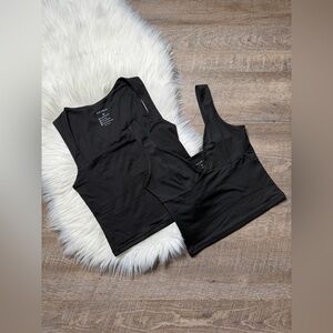 ReoRia Bundle of (2) Crop Tops in Black